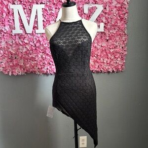 Elegant Black Lace Dress
